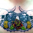 guns and roses chestpiece