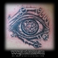 Necronomicon eye tattoo