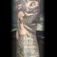 Sea Monster Tattoo Sleeve