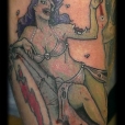Zombie pin-up